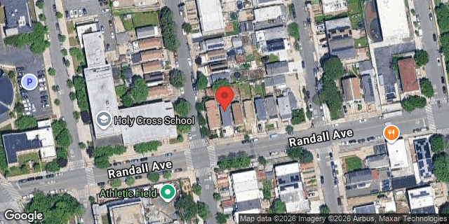 Aerial map of 1867 RANDALL AVENUE, Bronx