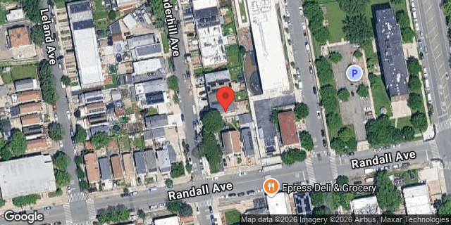 Aerial map of 610 UNDERHILL AVENUE, Bronx