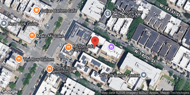 Aerial map of 146 WEST 140 STREET, Manhattan