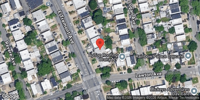 Aerial map of 4185 EAST TREMONT AVENUE, Bronx