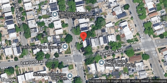 Aerial map of 2977 LAWTON AVENUE, Bronx