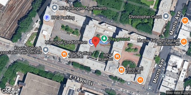 Aerial map of 2862 PARK AVENUE, Bronx