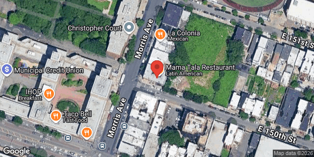 Aerial map of 271 EAST 150 STREET, Bronx