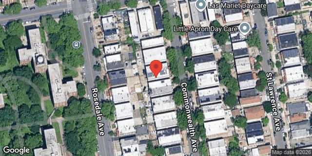 Aerial map of 647 COMMONWEALTH AVENUE, Bronx