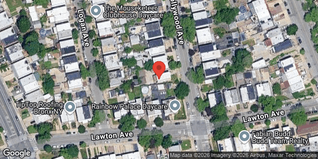Aerial map of 249 HOLLYWOOD AVENUE, Bronx