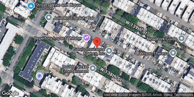 Aerial map of 249 WEST 138 STREET, Manhattan