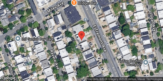 Aerial map of 4170 EAST TREMONT AVENUE, Bronx
