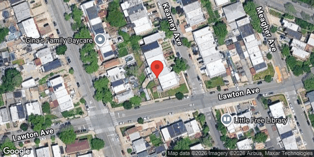 Aerial map of 235 KEARNEY AVENUE, Bronx