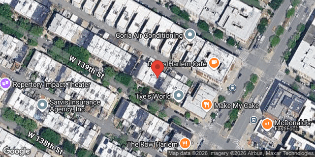 Aerial map of 213 WEST 139 STREET, Manhattan