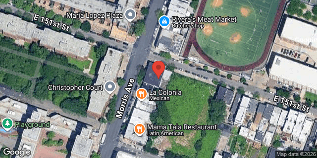 Aerial map of 270 EAST 151 STREET, Bronx
