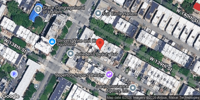 Aerial map of 264 WEST 139 STREET, Manhattan