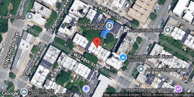 Aerial map of 311 WEST 138 STREET, Manhattan