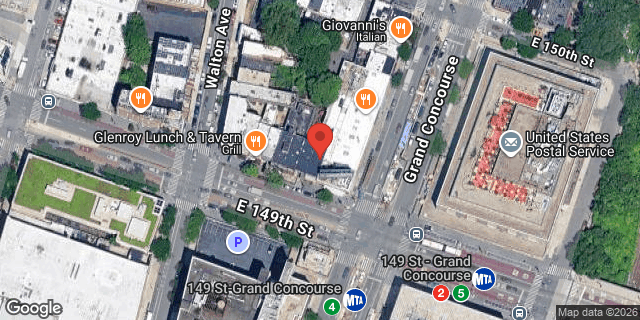 Aerial map of 155 EAST 149 STREET, Bronx