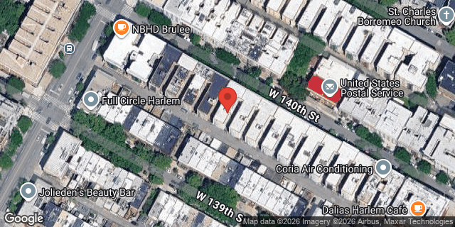 Aerial map of 222 WEST 140 STREET, Manhattan