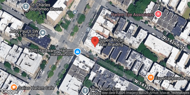 Aerial map of 173 WEST 141 STREET, Manhattan