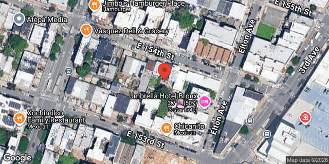 Aerial map of 426 EAST 154 STREET, Bronx