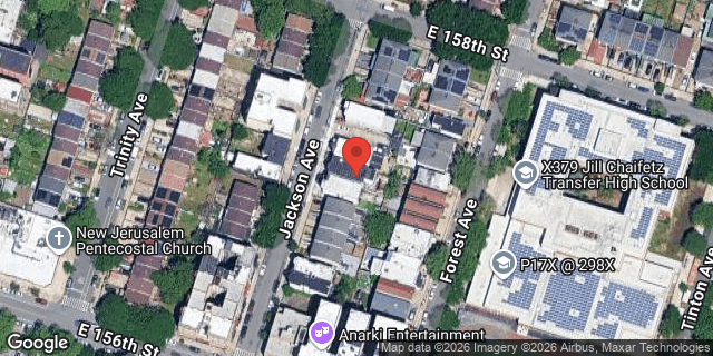 Aerial map of 766 JACKSON AVENUE, Bronx