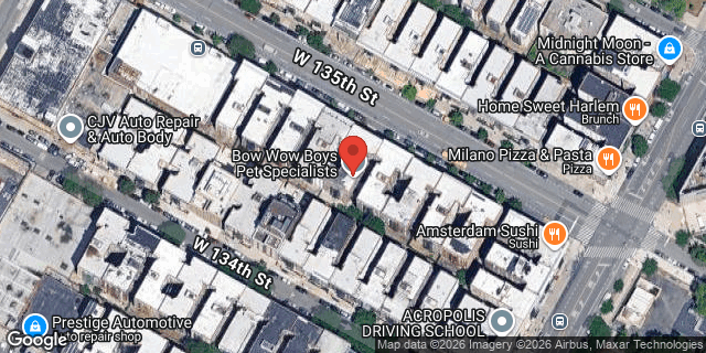 Aerial map of 510 WEST 135 STREET, Manhattan