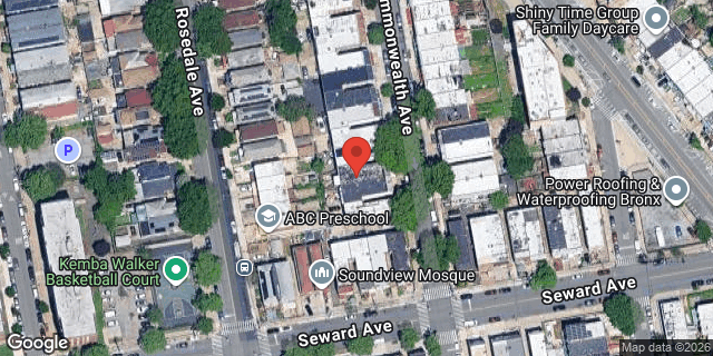 Aerial map of 715 COMMONWEALTH AVENUE, Bronx