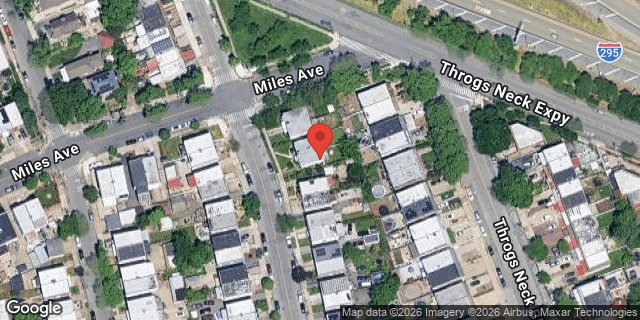 Aerial map of 294A HOLLYWOOD AVENUE, Bronx