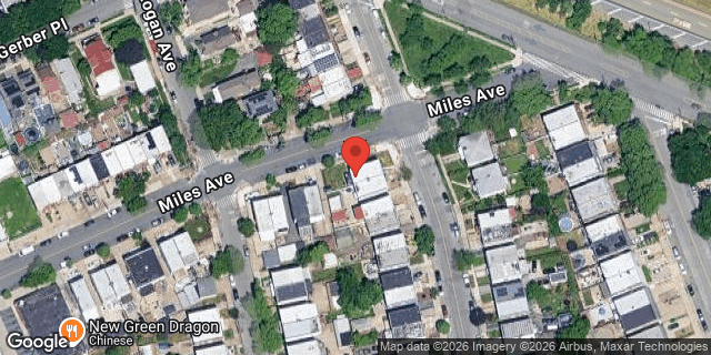 Aerial map of 299 HOLLYWOOD AVENUE, Bronx
