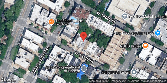 Aerial map of 317 WEST 139 STREET, Manhattan