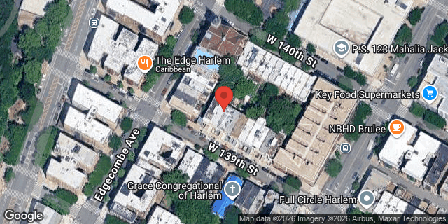Aerial map of 319 WEST 139 STREET, Manhattan