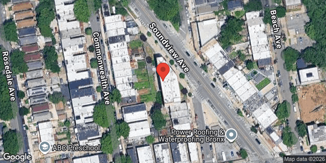 Aerial map of 715 SOUNDVIEW AVENUE, Bronx
