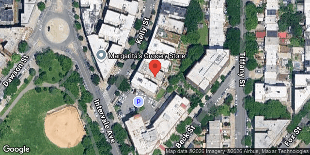 Aerial map of 916 KELLY STREET, Bronx