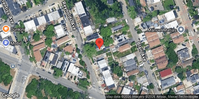Aerial map of 250 REYNOLDS AVENUE, Bronx