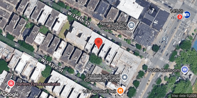 Aerial map of 108 WEST 144 STREET, Manhattan