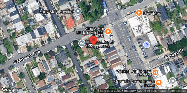 Aerial map of 2884 SAMPSON AVENUE, Bronx