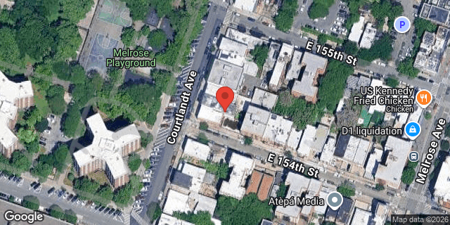 Aerial map of 696 COURTLANDT AVENUE, Bronx