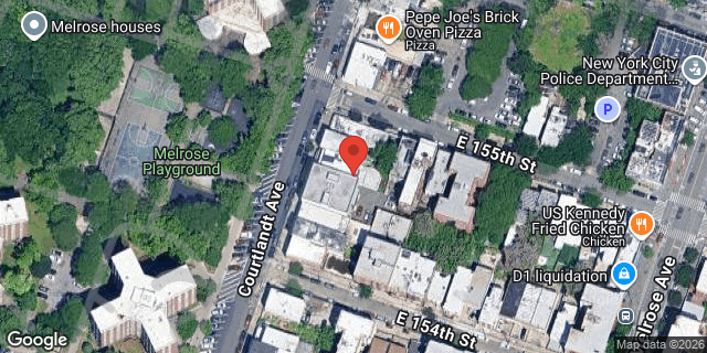 Aerial map of 710 COURTLANDT AVENUE, Bronx