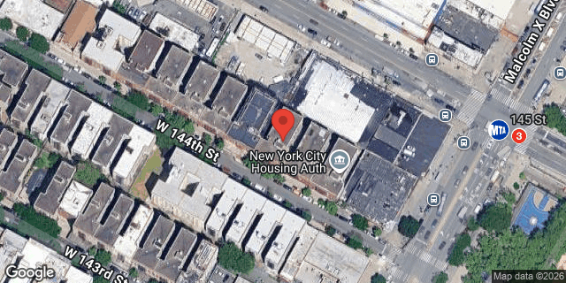 Aerial map of 117 WEST 144 STREET, Manhattan