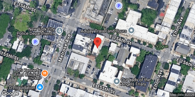 Aerial map of 410 EAST 156 STREET, Bronx