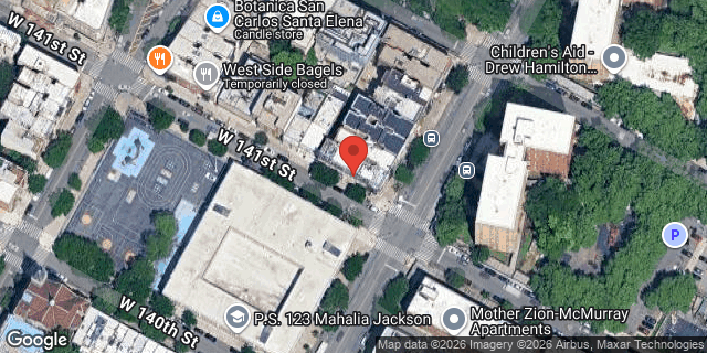 Aerial map of 2643 FREDRICK DOUGLASS BL, Manhattan