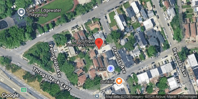 Aerial map of 279 PRENTISS AVENUE, Bronx