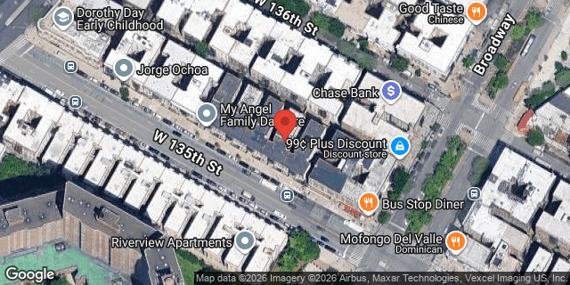 Aerial map of 611 WEST 135 STREET, Manhattan