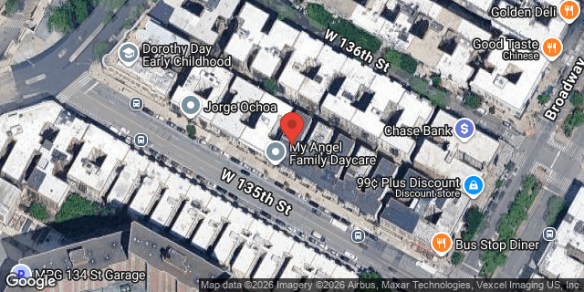 Aerial map of 619 WEST 135 STREET, Manhattan