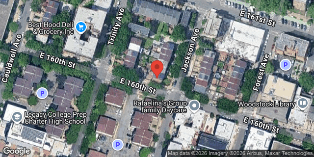 Aerial map of 841 JACKSON AVENUE, Bronx