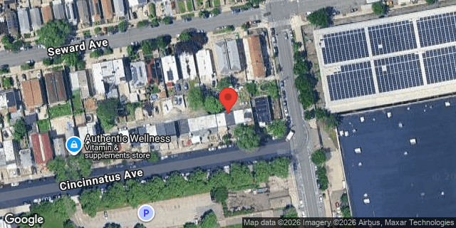 Aerial map of 2269 CINCINNATUS AVENUE, Bronx