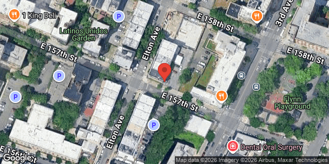 Aerial map of 776 ELTON AVENUE, Bronx