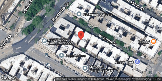 Aerial map of 630 WEST 136 STREET, Manhattan