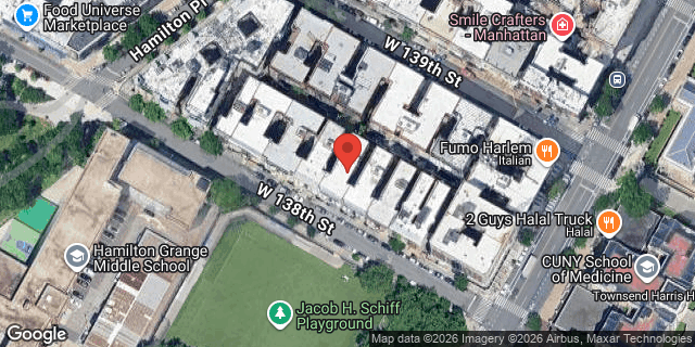 Aerial map of 515 WEST 138 STREET, Manhattan