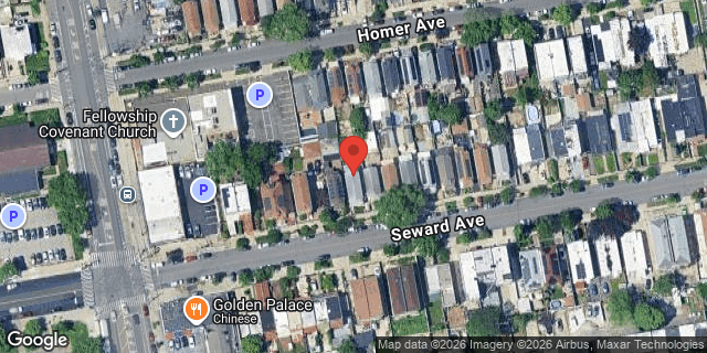 Aerial map of 2227 SEWARD AVENUE, Bronx