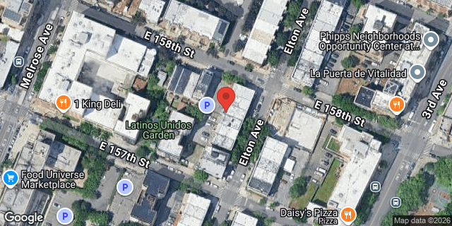 Aerial map of 787 ELTON AVENUE, Bronx