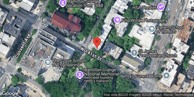 Aerial map of 423 WEST 141 STREET, Manhattan