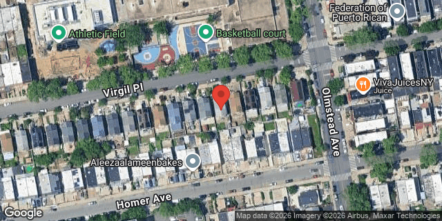 Aerial map of 2088 VIRGIL PLACE, Bronx
