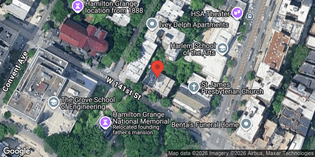 Aerial map of 419 WEST 141 STREET, Manhattan